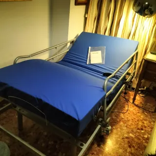 Cama Articulada Eléctrica Geriafy Azul