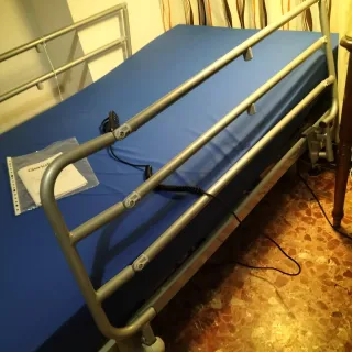 Cama Articulada Eléctrica Geriafy Azul