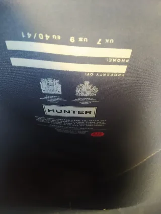 Botas de agua Hunter Talla 40 Nuevas