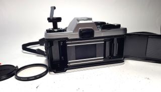 Olympus OM-10 con SOLIGOR DUALFOCAL f=85+135mm/1:4