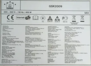 Olla Marmita Eléctrica 10L. Marca Horeca.