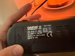 Radio Despertador Daewoo DCP-490B
