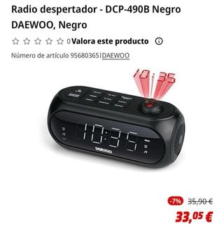 Radio Despertador Daewoo DCP-490B