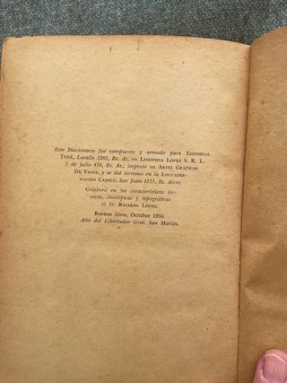 Dizionario Guaraní-Spagnolo (1950) Editorial Tupá