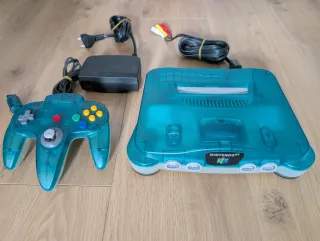 Nintendo 64 Clear Blue