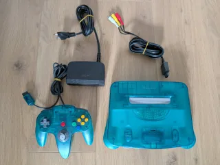 Nintendo 64 Clear Blue