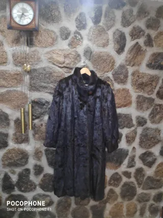 Elegante abrigo de piel baratísimo portes pagados