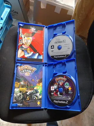 Lote 4 Juegos PS2: Ratchet, Killzone, MGS2, FF X-2