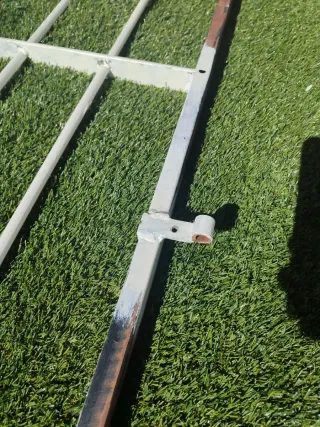 Puerta reja metálica exterior