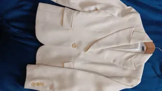 Chaqueta UNIT beige elegante Talla M