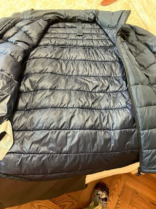 Cazadora azul entretiempo hombre