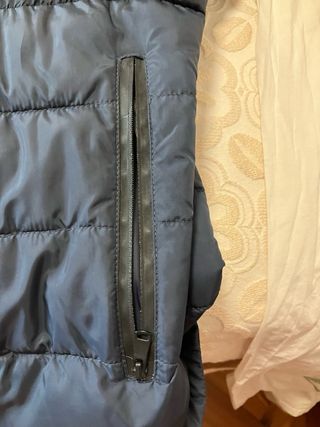 Cazadora azul entretiempo hombre