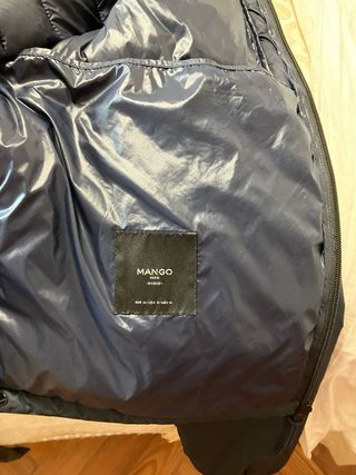 Cazadora azul entretiempo hombre