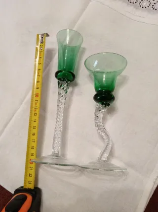 bicchierini vetro artistico anni 60/70