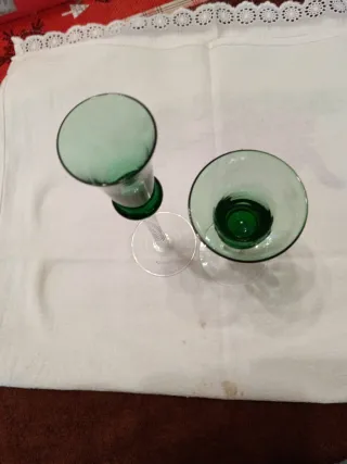 bicchierini vetro artistico anni 60/70