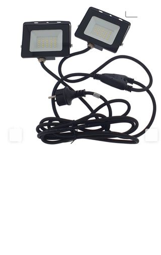 Proyector LED Trípode 2x20W 3200 Lm 6500K