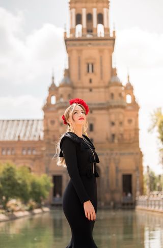 Vestido Flamenco Negro Loreto Martinez