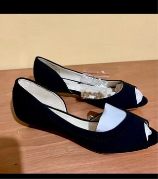 Bailarinas negras tacón