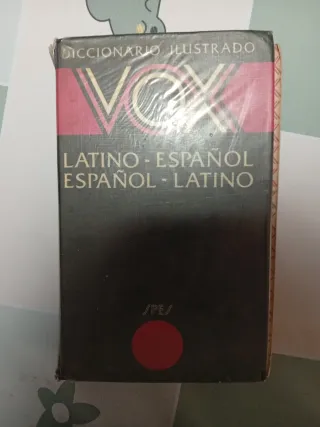 Diccionario vox latino español