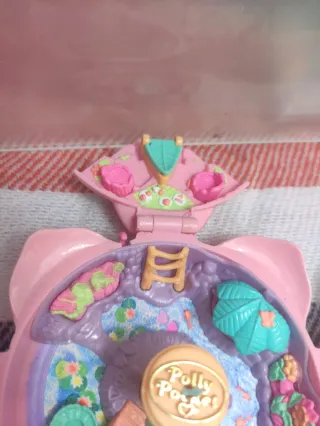 Maletín Flor Rosa Polly Pocket 1996