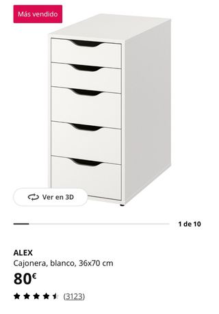 Cajonera Ikea Blanca