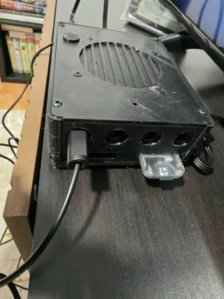 Nintendo GameCube Preta personalizada