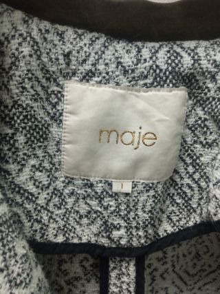 Chaquetón/Cárdigan Maje Jacquard Punto