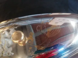 Vassoio da portata pesce con decorazioni