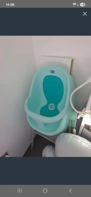 Trona de baño para bebé Chicco