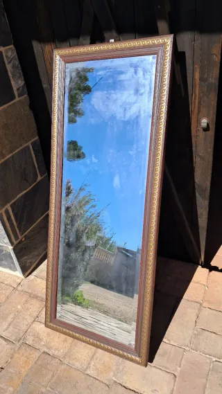 Espejo madera vintage clásico