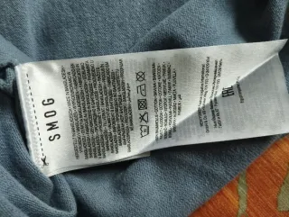 Camiseta punto SMOG azul chico