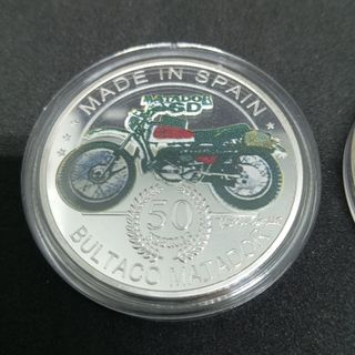 2 MONEDAS BULTACO MATADOR 50 ANIVERSARIO