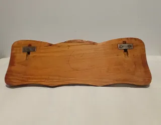 PERCHERO ANTIGUO MADERA Y MARQUETERÍA.