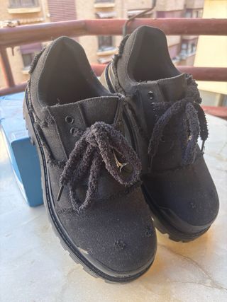 Zapatos plataforma urbanos negros