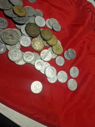 Lote de monedas franco