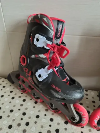 Patines en línea Oxelo y protecciones