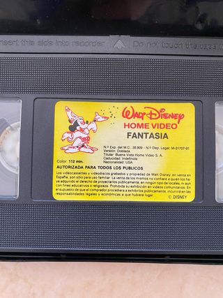 Fantasia VHS Walt Disney