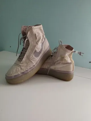 Nike Air Force 1 Botas Beige/Gris