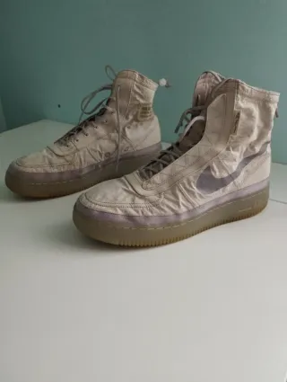 Nike Air Force 1 Botas Beige/Gris