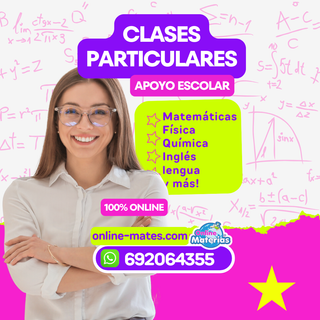 PROFESORA PARTICULAR DE QUÍMICA Y FÍSICA