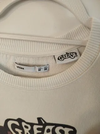 Sudadera GREASE blanca