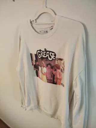 Sudadera GREASE blanca