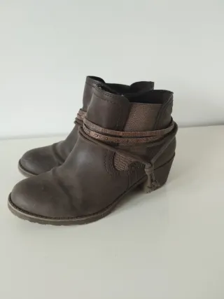 Botines marrones mujer talla 38