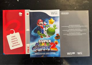 Pack 4Juegos Wii:Super Mario Galaxy 1&2,Mario fut.