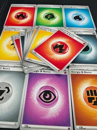 Lote Cartas Energía Pokémon TCG Variadas