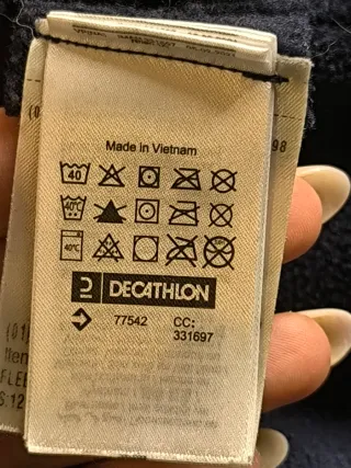 Giacca pile Quechua bambino 12/13 anni