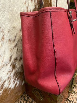 Bolso Michael Kors Piel Roja Safiana