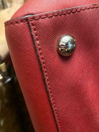 Bolso Michael Kors Piel Roja Safiana