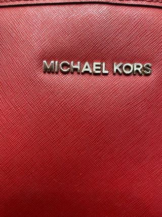 Bolso Michael Kors Piel Roja Safiana