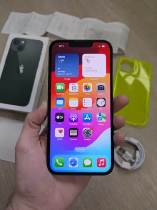 Apple iPhone 13 Verde 128GB Desbloqueado 87% bater